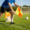 Gaelic Football AstroTurf Corner Flags with weatherproof PVC and rubber bases